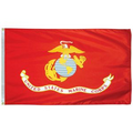 Marine Corps 3' x 5' Outdoor Nylon with Heading and Grommets